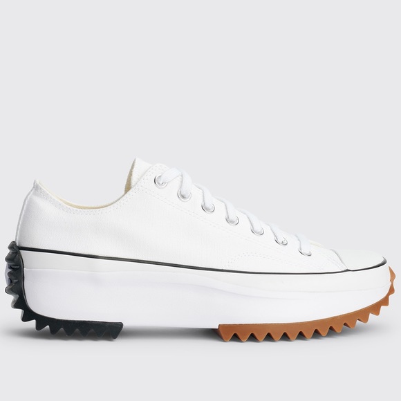 NWT Converse Run Star Hike Platform OX white low top Chuck Taylor sneaker shoes - Picture 9 of 10